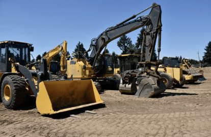 Image depicting construction equipment to demonstrate allowed expenses on section 179 deduction